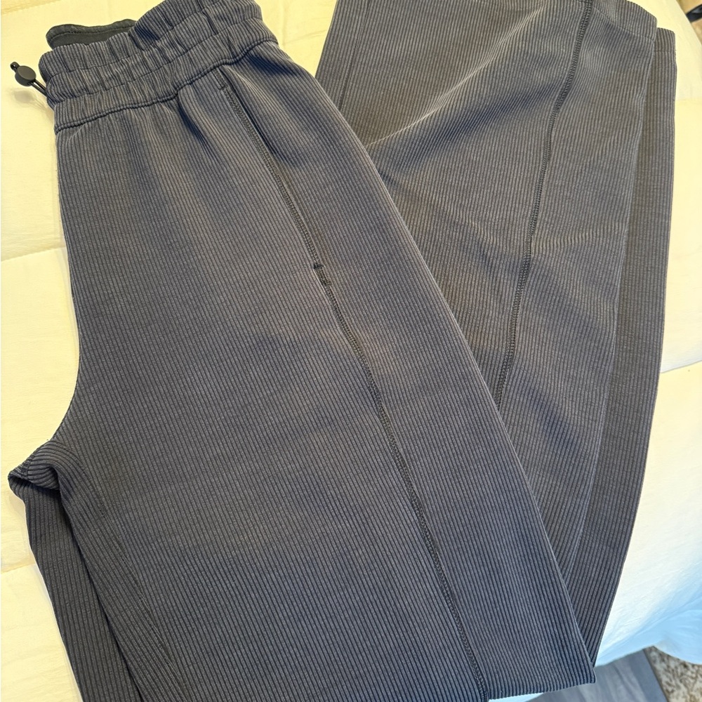 Lululemon ribbed softstreme mid rise pant 32.5” - charcoal